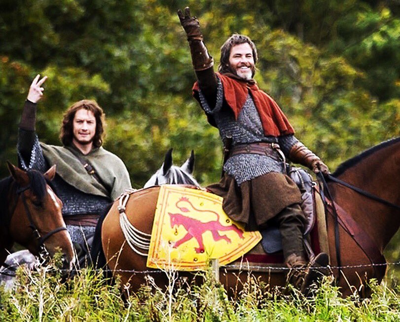 LorneMacFadyen's tweet photo. Give your weekend plans the V’s! @OutlawKing is out tomorrow on @NetflixFilm and select cinemas in the UK and US! #OutlawKing https://t.co/wv7qPLz3Tl