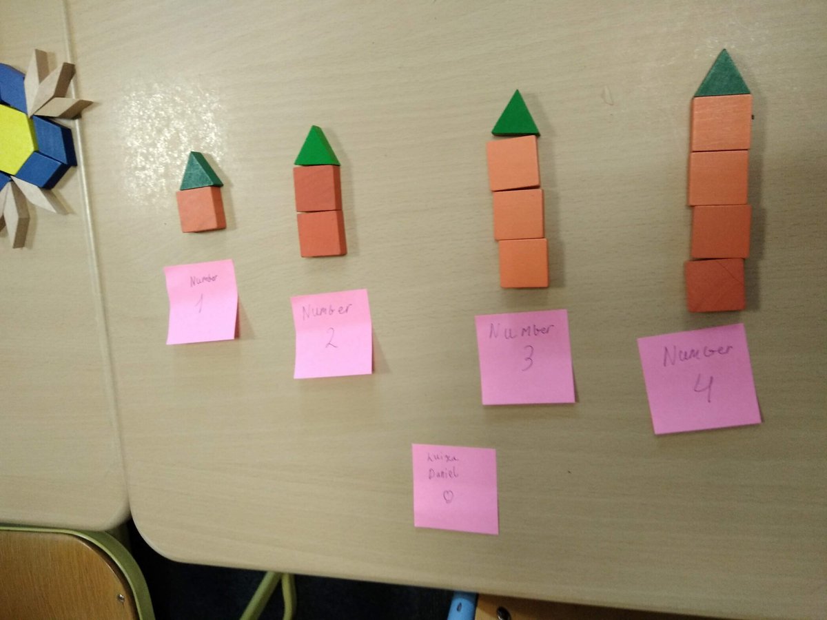 Simon_Gregg's tweet image. Growing shapes, with pattern blocks
#visualpatterns