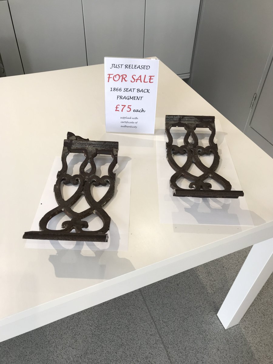 Like to own a little piece of #Westpierbrighton Fragments from original seat back sections now available #Westpiercentre £75. Pop in! Opening times ow.ly/dgLk30mxJQQ  #Brighton #Hove