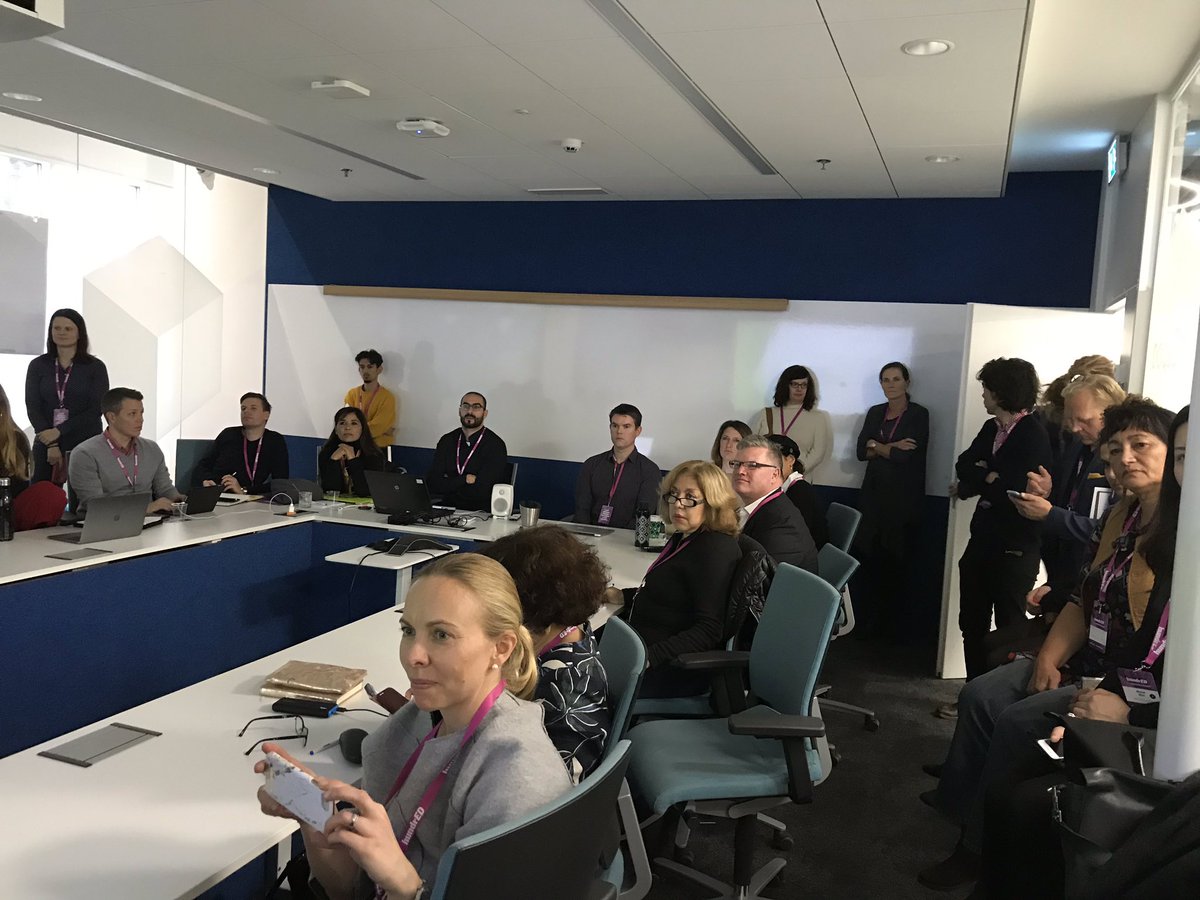 AnttiSankala's tweet photo. #studentagents presenting and in action #HundrEdSummit https://t.co/CR7Iw6xXy4
