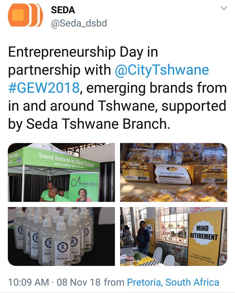 Pusemodi's tweet photo. @Seda_dsbd #MindRetirement
Thank you. I am inspired to work with entrepreneurs that are ready to accelerate their performance. https://t.co/J0JklzAHro