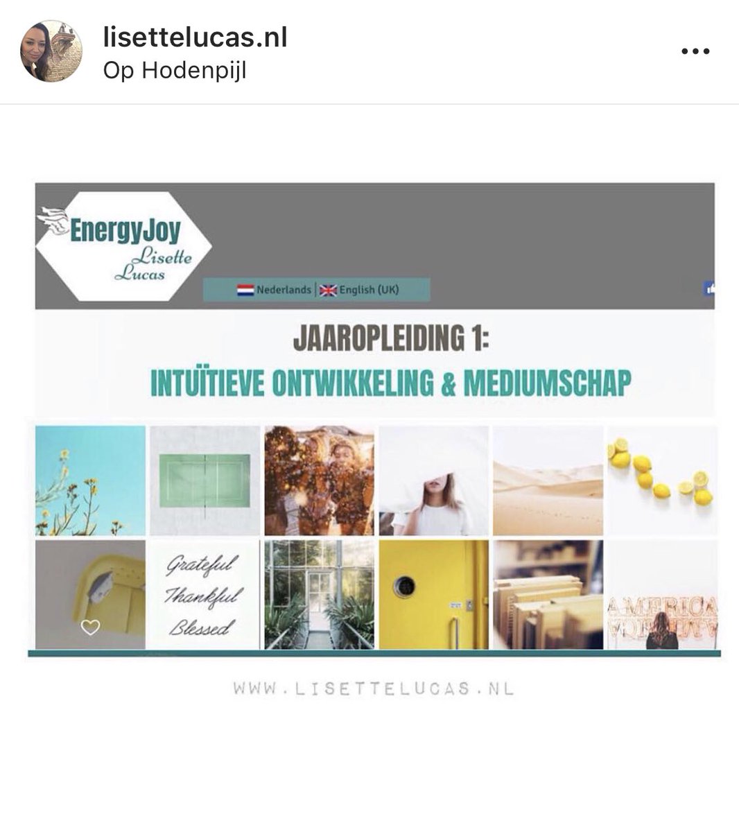 Lisettelucas's tweet photo. Nieuw: #JAAROPLEIDING #INTUÏTIEVE #ONTWIKKELING & #MEDIUMSCHAP 2019 💙Meer info: https://t.co/kQe41KISgO https://t.co/BRE6Pq83El