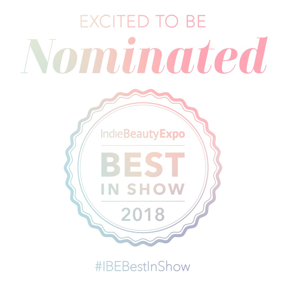 Excited to be nominated in two categories, our Fortifying Bath Potion for Best Bath Product and Green Fairy Hand &amp; Lip Balm for Best Unique Ingredient, we're keeping our fingers crossed! 🤞🏼<a href="/IndieBeautyExpo/">Indie Beauty Expo</a> #IBEBestInShow #weareindiebeauty #organic #beauty #naturalskincare