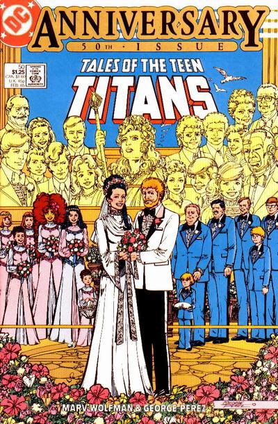 My_SecretOrigin's tweet photo. On Sale 34 Years Ago Today...
Tales of the Teen Titans #50 (2/85), purchased at Manning’s News. #TeenTitans #NewTeenTitans #DonnaTroy #TerryLong #WeddingIssue #AnniversaryIssue @DCComics https://t.co/YHR512pe9l
