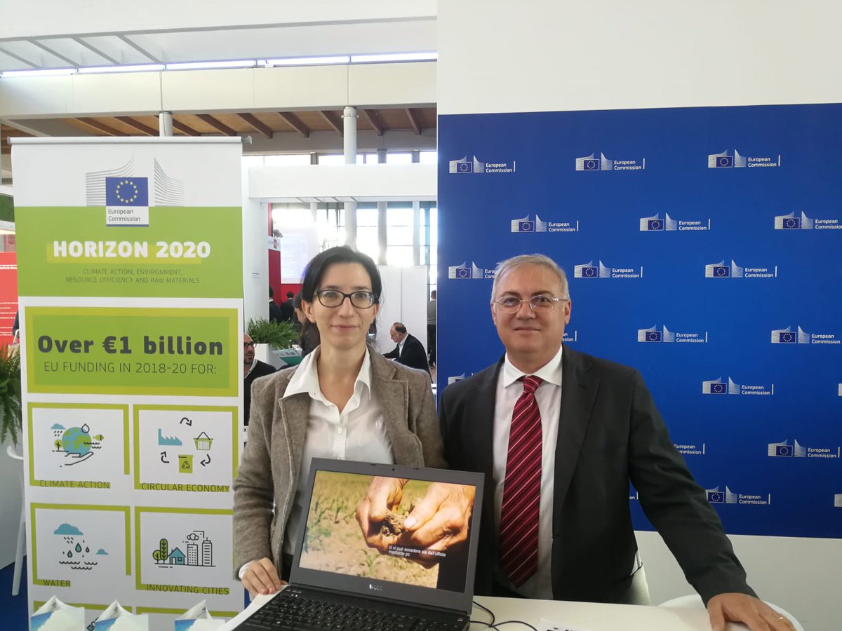 #Moses_H2020 at <a href="/EU_EASME/">EASME - Executive Agency for SMEs</a> stand in #ecomondo2018. An outstanding chance for dissemination and networking. Thanks for this  opportunity!