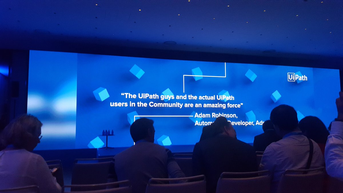 Hoy estamos en el evento de @UiPath #UiPathTogether en Madrid. Muchas felicitaciones a @orange por su excelente #CoE en #RPA #AccelerateEverything