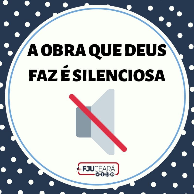 FJUCeara's tweet photo. Não desanime, Deus está no controle de tudo!😉 #FJU https://t.co/peqzQVNDXO