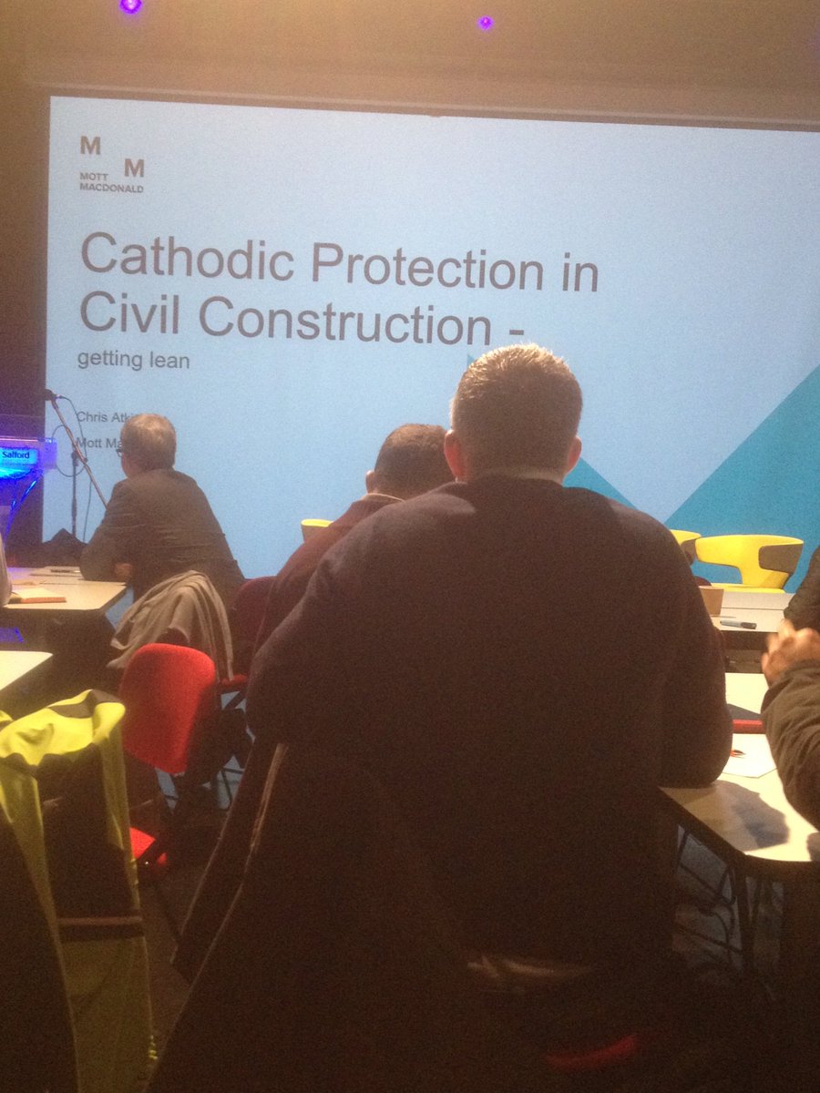 LeanAnCorrosion's tweet photo. Presentation on Cathodic protection in civil construction -getting lean :
Dr Chris Atkins https://t.co/Dwag4Vz3LO