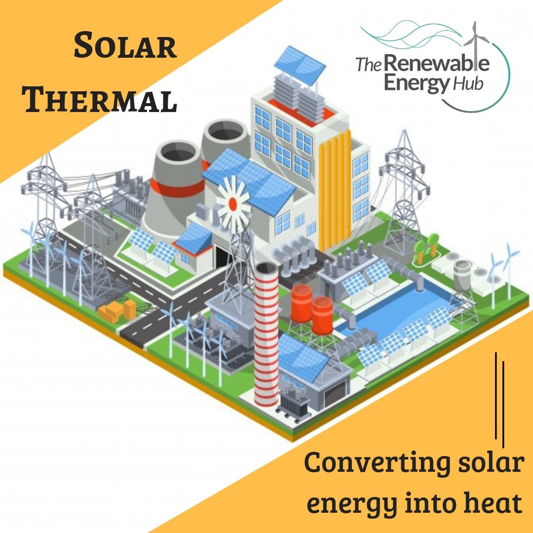 the_renewable's tweet photo. Solar thermal energy uses the energy from the sun to heat a fluid to a higher temperature, that heated fluid is then transferred and heats water, which produces steam. 

Visit> > https://t.co/jlmBu8zsWw

#renewableenergy #solarsystem #panels #solar #energy #solarenergy #windmill https://t.co/gOSXoE6FZk