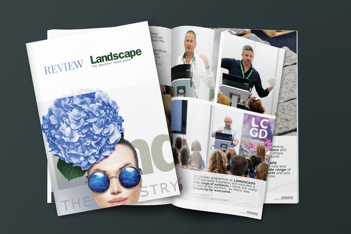 LandscapeEvent's tweet photo. If you haven't had a look through our show review magazine already here it is again for your viewing pleasure. See what our lovely speakers and exhibitors had to say here : https://t.co/WATOvqh3Kd #Landscape2019 #LANDSCAPE #REVIEW #Landscape2018 https://t.co/W2Wkj7ay2Y