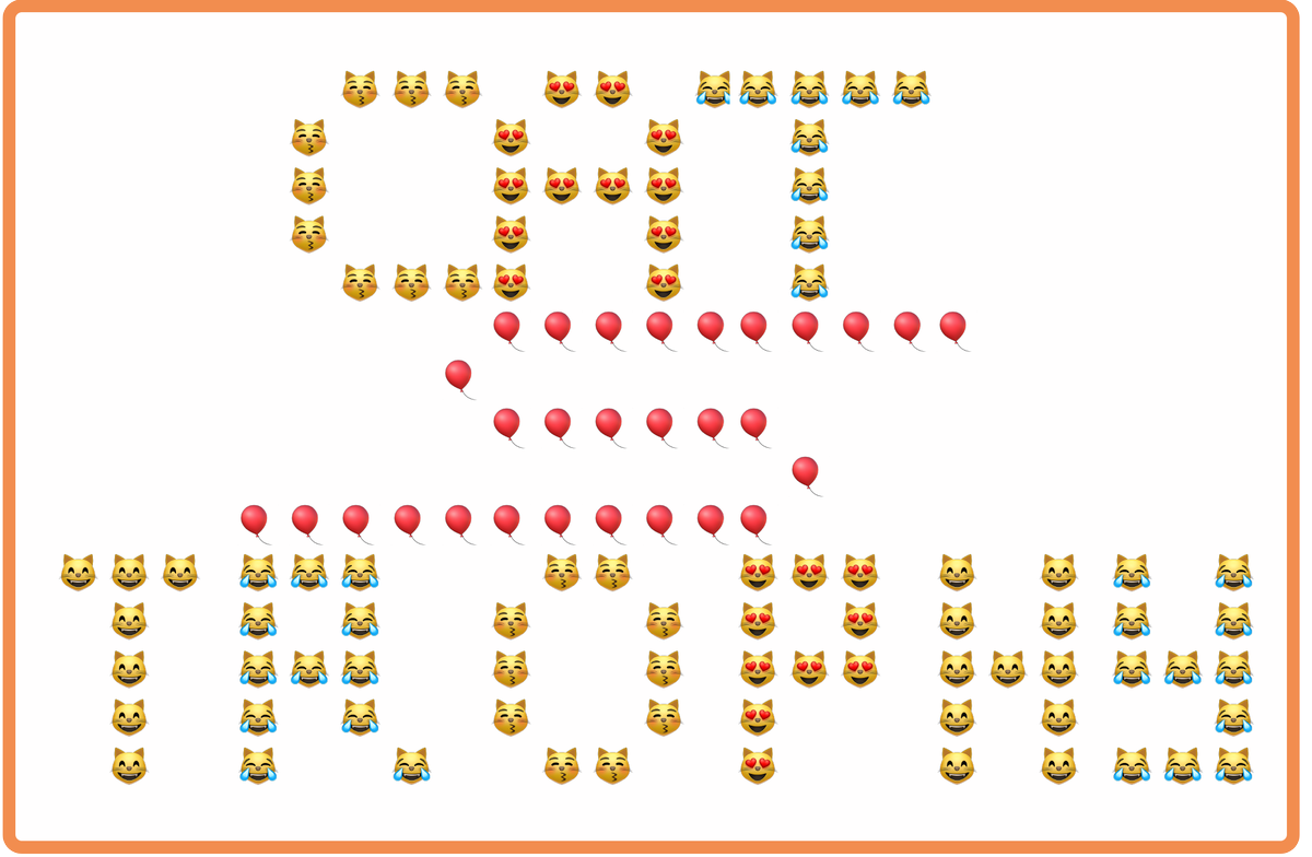 Cat_S_trophy's tweet photo. Have you ever tried to write your name with emojis?
Give it a try and submit yours below.
#emojis #VisibleRealms #Cats #gamedev #indiedev #VRgame #VRgaming #catgame #racing #oculusgo ๐ป๐ธ๐น๐ฝ https://t.co/7rTfbBbNax