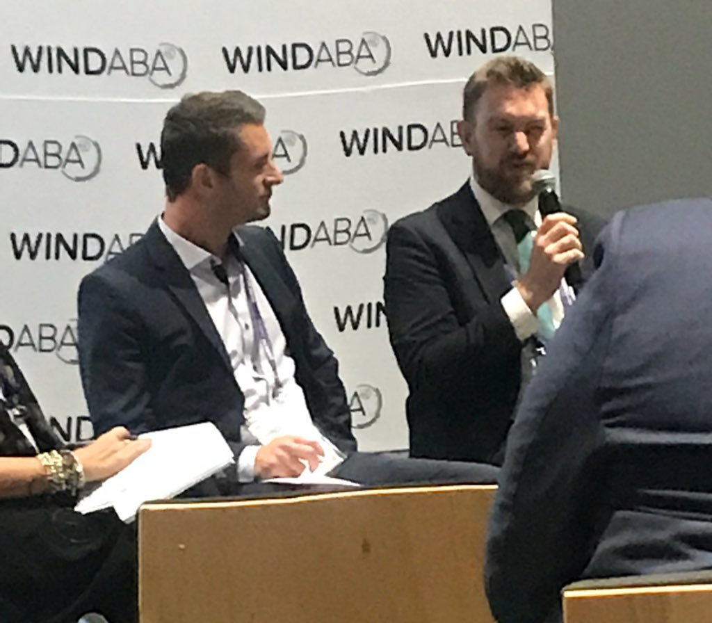 futhigirl's tweet photo. Allan Palmer of Enercon recognises that there is a need for supply chains to be localised and brought closer to the market. Industry needs volumes that are more certain and predictable to achieve localisation. #Windaba2018 https://t.co/at1KjuUo2s
