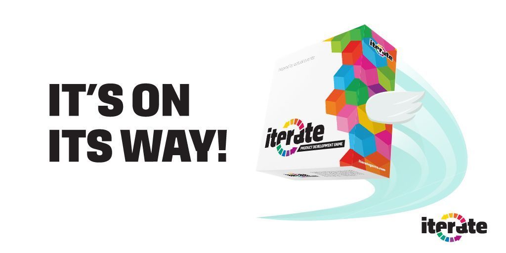 To all of our lovely and patient Early Adopters, we have started shipping your #iterategame boxes! They should be with you soon! #iterategameiscoming