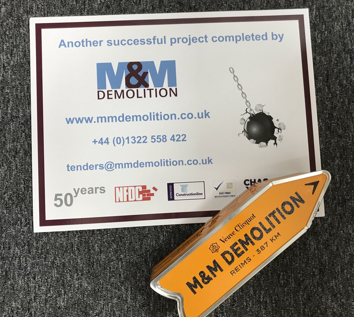 M&M Demolition tweet media
