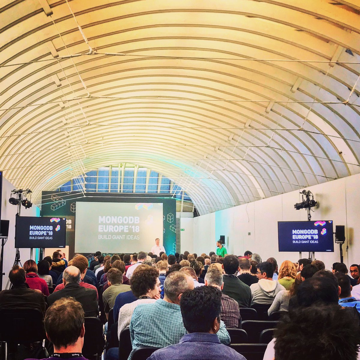 johncuthbert's tweet image. db.collection.find( { location: “europe”, year: “2018” } ) #mongodb #mongodbeurope18 #london #oldbillingsgate #geekon #buildgiantideas #aggregation #mdbe18