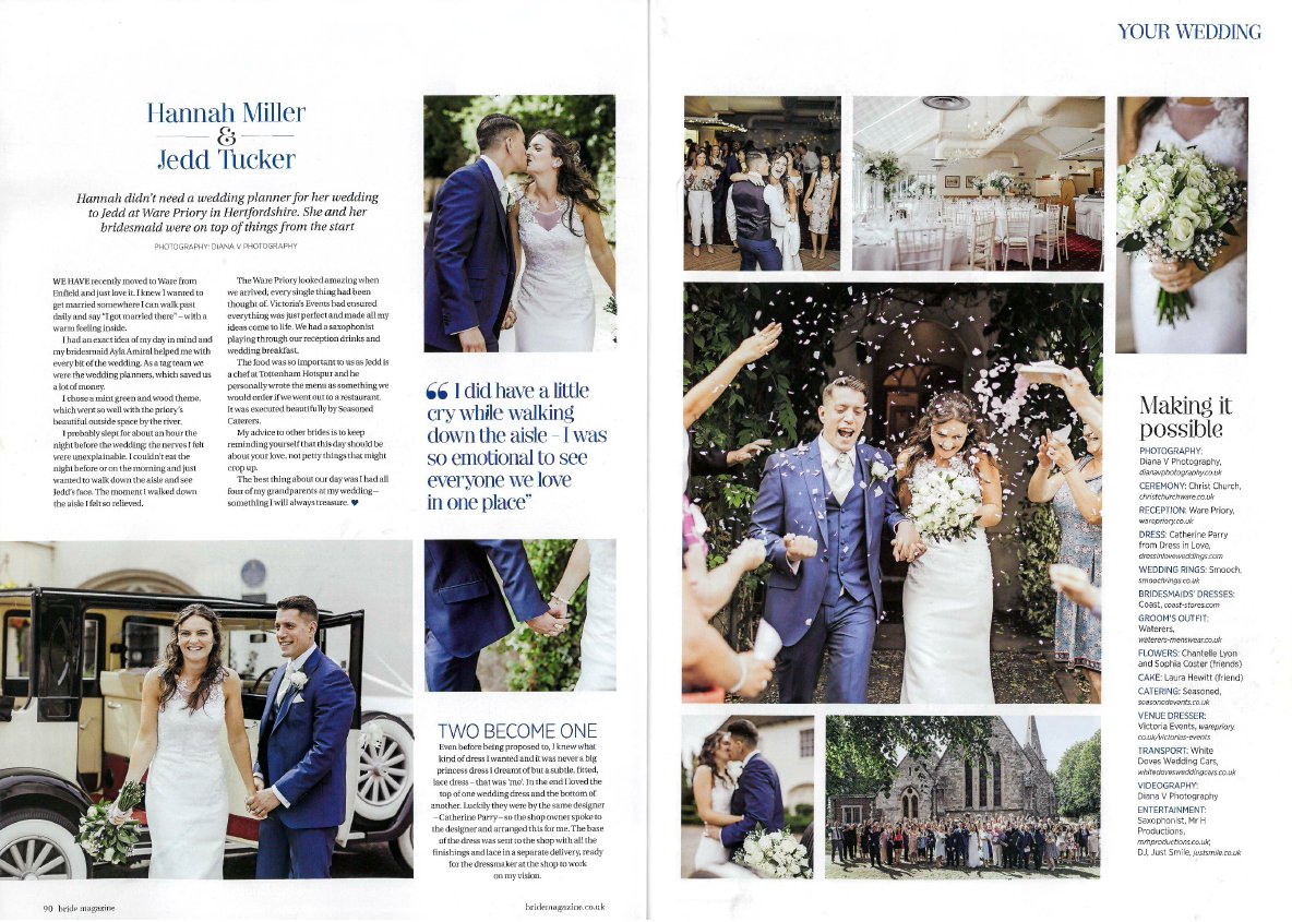 ware_hosp's tweet photo. So thrilled to be in the new copy of @BrideMag with one of our lovely couples from August, Hannah and Jedd!!  #wedding #hertsvenue https://t.co/dziVZzmKd2