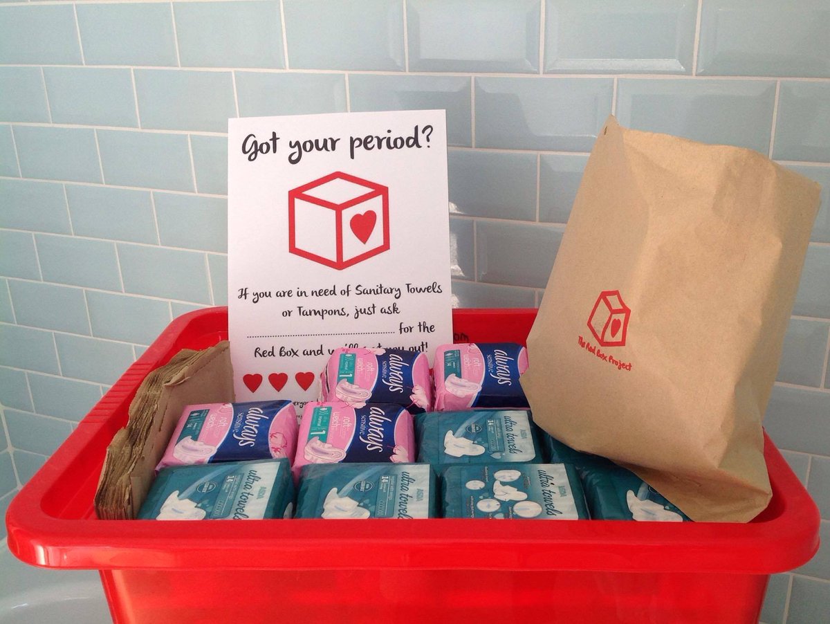 redboxripon's tweet image. Introducing the Red Box Project Ripon, our mission is to collect and distribute sanitary products to our local schools to #endperiodpoverty #ripon