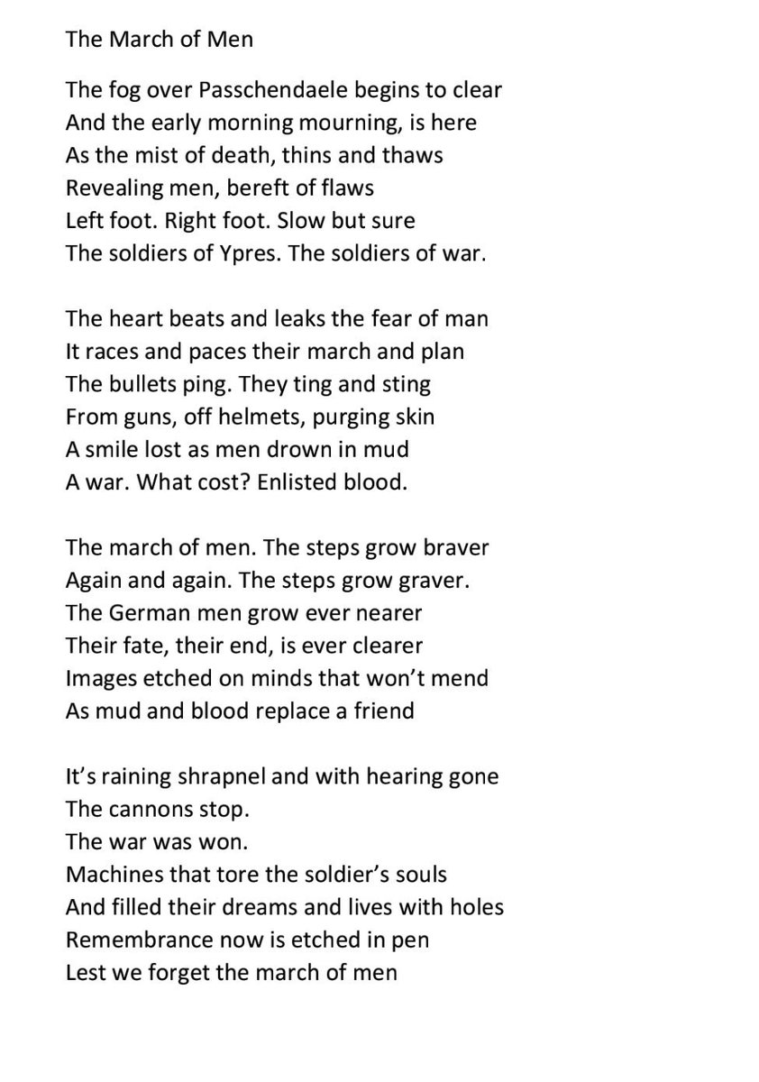 My attempt at a #WW1 poem. #LestWeForget #Remembrance100 #RemembranceSunday #PoppyAppeal