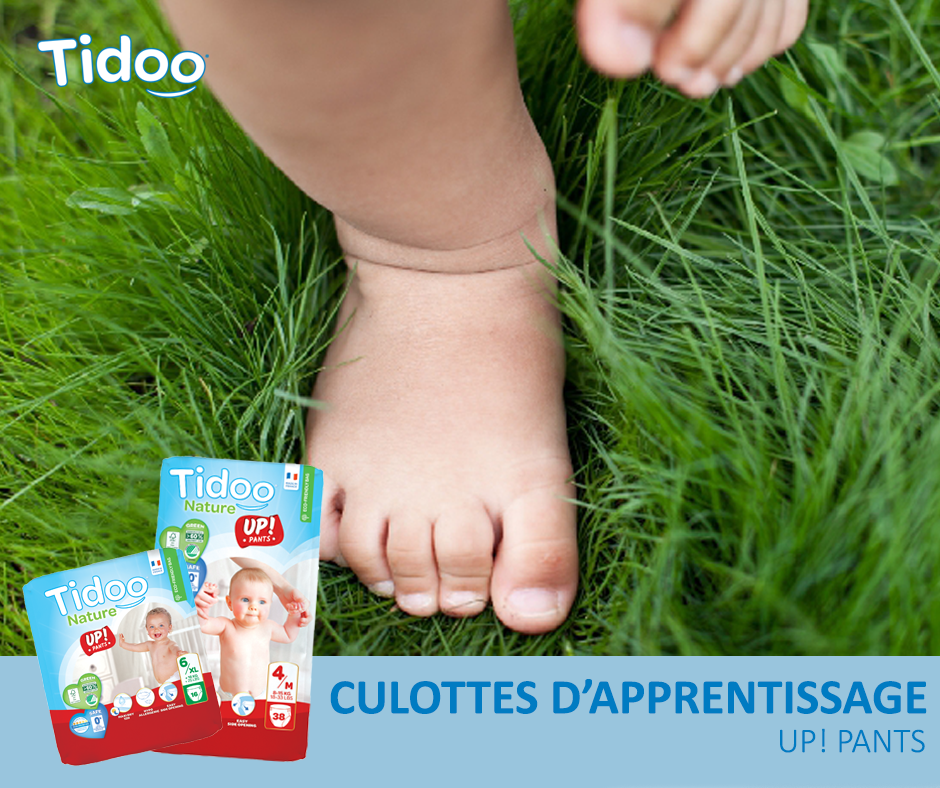Quand bébé grandit, il adore tout faire comme un grand. Pourtant, l’apprentissage de la propreté n’est pas une mince affaire. La culotte d’apprentissage, la couche qui s'enfile et se retire une culotte est un bon moyen pour l’aider à franchir cette étape ! bit.ly/1ZWQ8TV