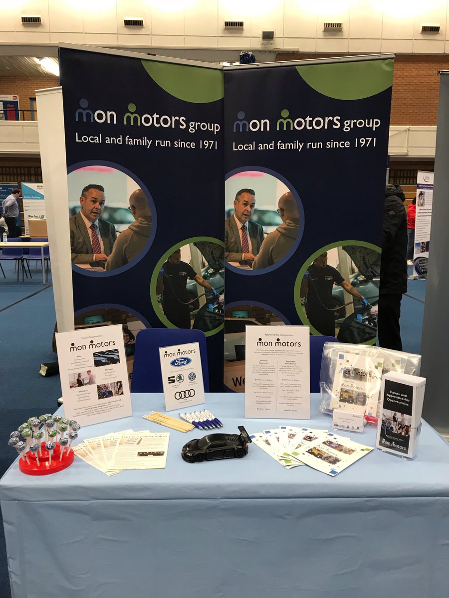 We have arrived. Fancy joining the automotive industry? Join us today at the Opportunities Fair at USW Treforest Campus. Our fabulous HR team will be on hand to answer questions about roles and apprenticeships within the Mon Motors Group. We look forward to meeting you.