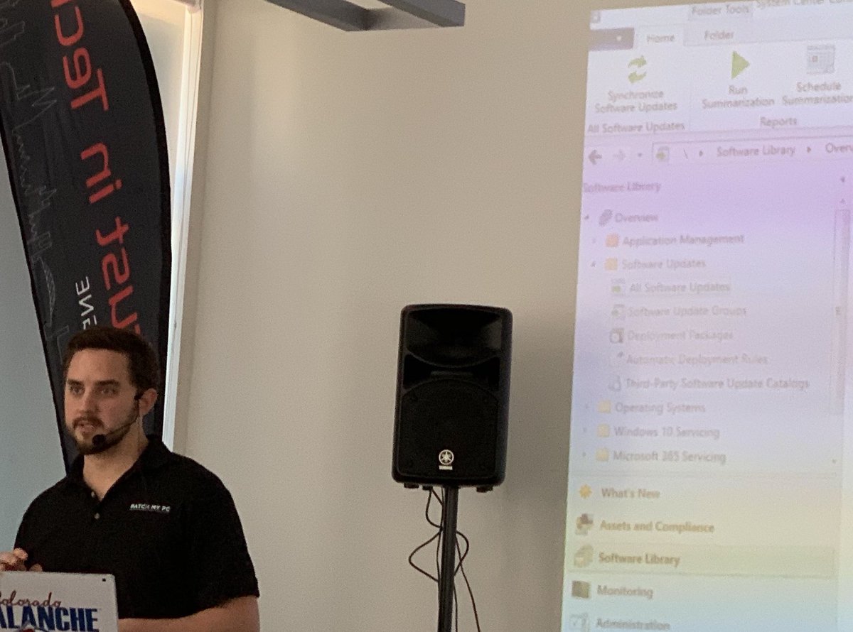 SasStu's tweet image. @SetupConfigMgr live at #TrustinTechCGN talking about the awesome product from @PatchMyPC