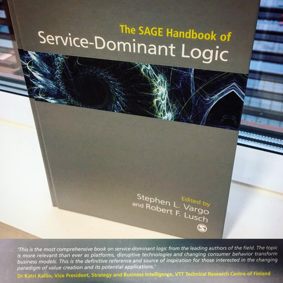 New Handbook of Service-Dominant Logic is published by <a href="/SteveVargo/">Steve Vargo</a> and @KaisaKH! 💥

I endorse the topic more relevant than ever as digitalization and changing behavior transforms value creation, business models and creates potential for innovation. 💥