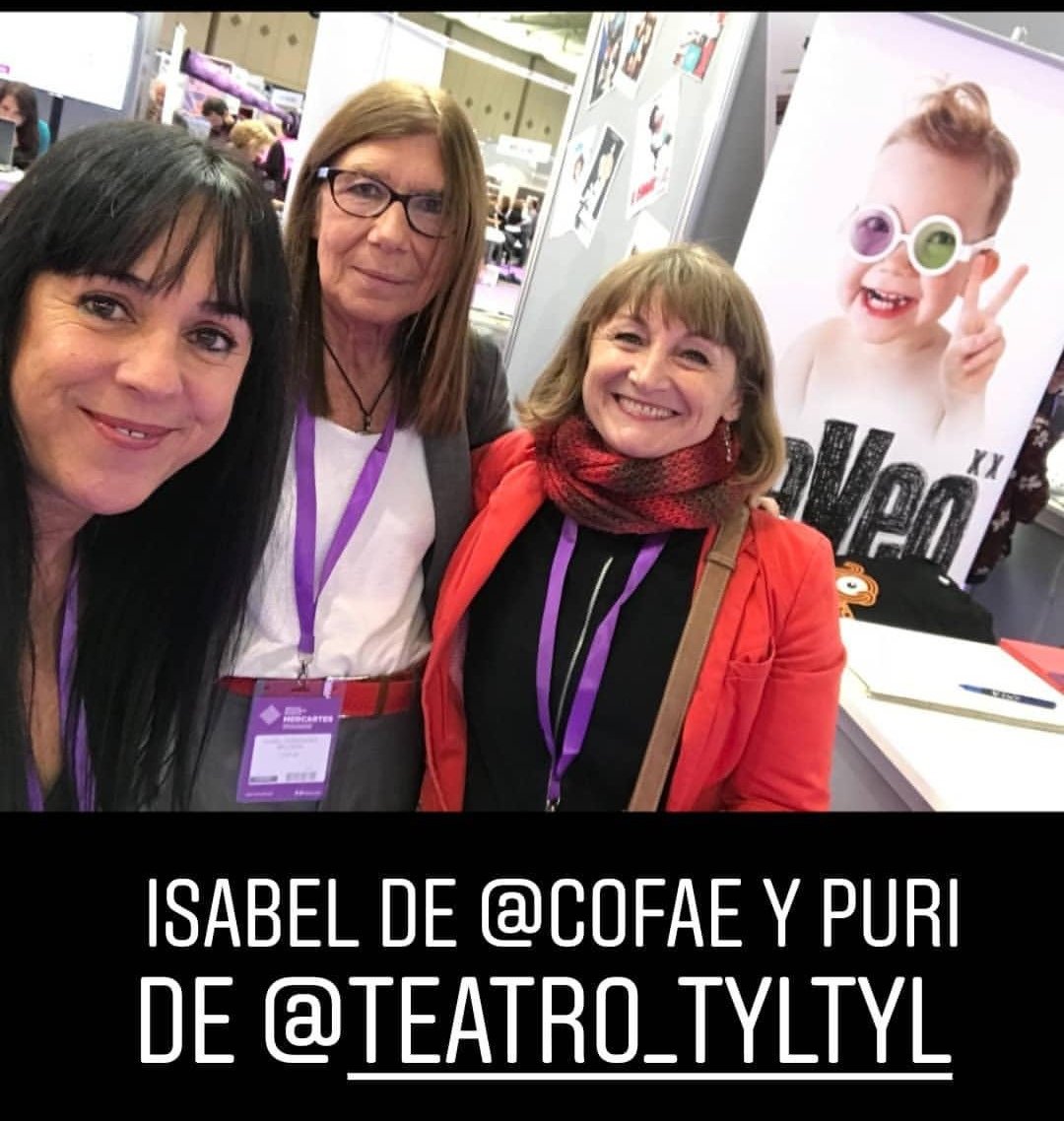 ¡Más compañeros que nos visitan en <a href="/mercartes/">MERCARTES</a>!
<a href="/COFAENET/">COFAE</a> <a href="/TeatroTylTyl/">TeatroTylTyl</a> <a href="/AFONIXProd/">AFONIX Produccions</a> <a href="/hpapelteatro/">HIGIÉNICO PAPEL TEATRO</a> <a href="/a_mas_sc/">a+</a>