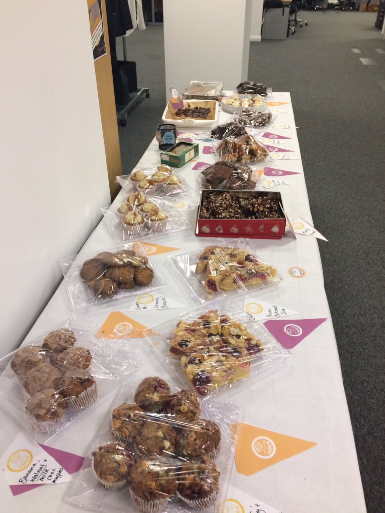 Ahead of #EqualPayDay2018 <a href="/ComRes/">ComRes</a> are hosting a bake sale for <a href="/fawcettsociety/">Fawcett Society</a>. I don't think these will last long in the office... #GetEqual