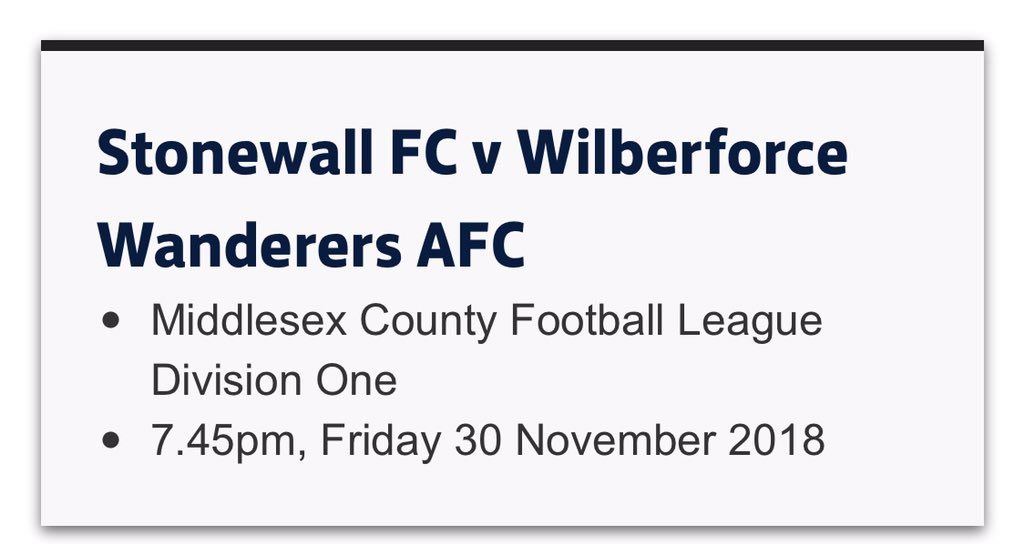 Congrats Middlesex League, dears Mr Stephem, Mr Frank and all MCFL and member of STONEWALL and WILBER, I will be there WEMBLEY STADIUM 🎯👍🏼⚽️ <a href="/stonewalluk/">Stonewall</a> <a href="/middxfa/">Middlesex FA ⚽️</a>