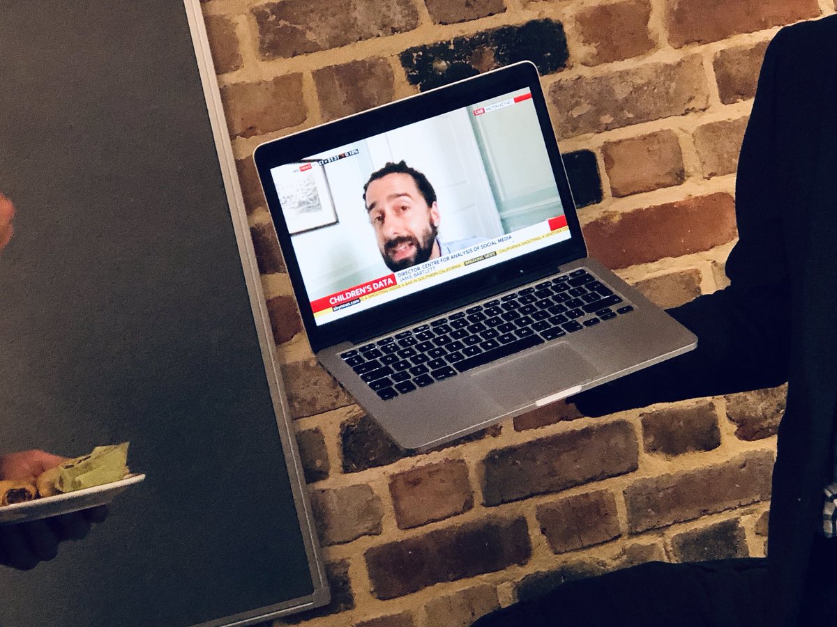 BucksCSS's tweet photo. Jamie moonlighting on @SkyNews at the #BCSS18 taking about online security for parents. #cybersecurity @JamieJBartlett https://t.co/1VYb5CzUSN