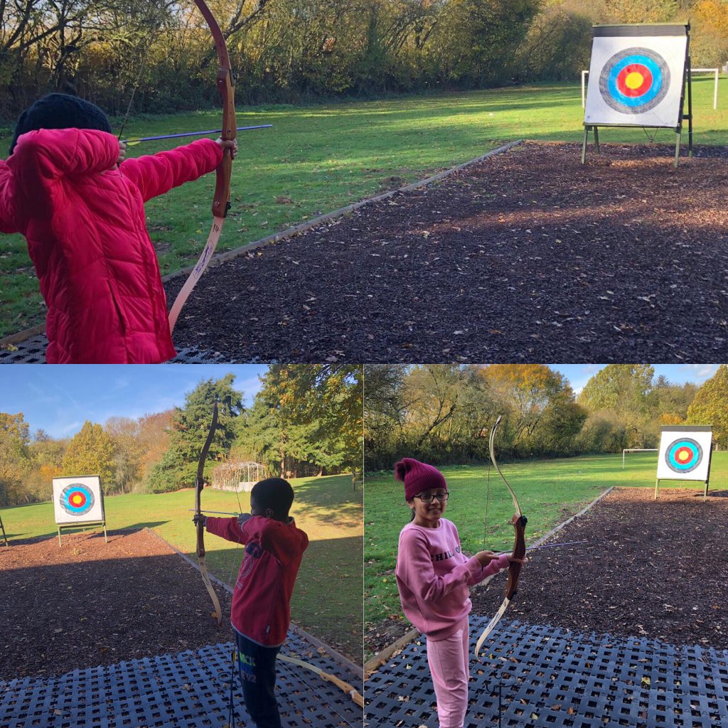 SheringhamPS's tweet photo. Could you hit the bullseye? 🎯 #FPH18 #Robinhood https://t.co/NmeNkT8eD2