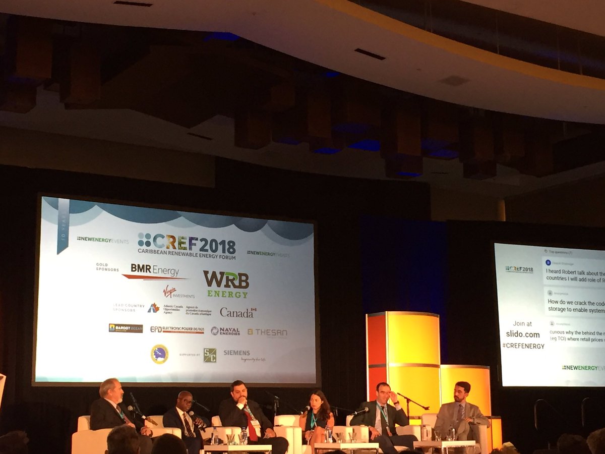 MexicoPellet's tweet photo. Interesting first sessions at #CREFenergy for understanding the renewable market in the Caribbean @CariRenewables https://t.co/rPzPQMMkXQ