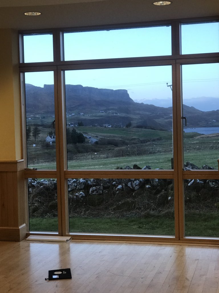 LevenmouthAc's tweet photo. Preparing for final presentations @Columba1400 w/ @LevenmouthAc #LevAcCLT Columba 1400 Graduates. The best view in the world, with the best kids in the world!! https://t.co/XxZE8LoMlm