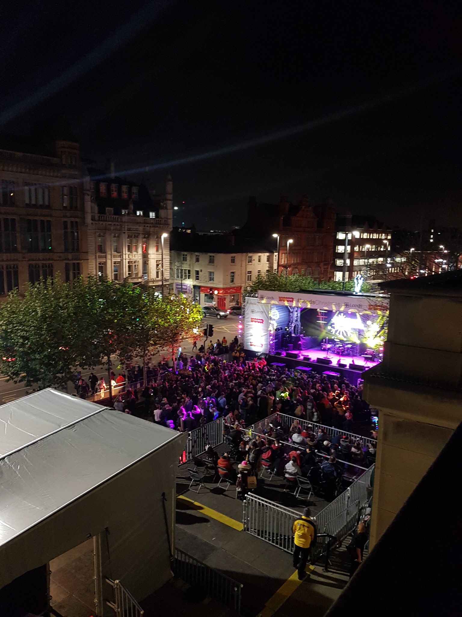 Millennium Square on X: The crowd is building up on Victoria