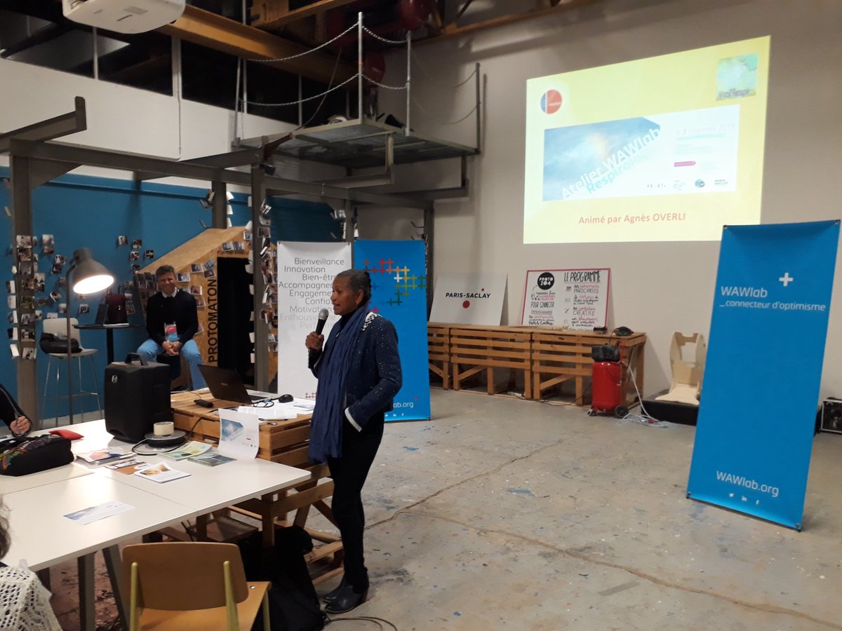 Nous sommes nombreux ce soir atelier <a href="/WAWlab/">WAWlab Paris-Saclay</a> Paris- Saclay <a href="/PROTO204/">PROTO204</a> animé par <a href="/aoverli/">OVERLI Agnes</a>
 ✅Respirologie est une façon de nommer ce que j ai au fond de moi et dépasser des situations qui peuvent paraître insurmontables
✅Développement, intégrité et intégralité de la personne