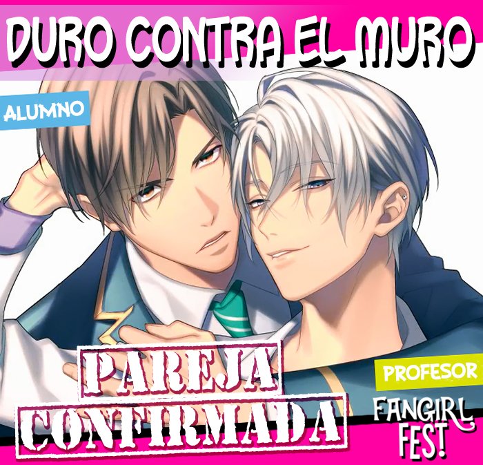 FangirlFestCL's tweet photo. ♥ Pareja Ganadora #DuroContraElMuro de #FangirlFest: ¡PROFESOR X ALUMNO! ♥

Por votación popular, este será el pairing del #DCEM de la función VIP+18. 27 hermosos minutos de pura zukulencia! Prepárense!

+INFO: https://t.co/wuQ95ojHlg

#yaoi #cddrama #hardcore #BL #fujoshi https://t.co/Nkug3LEfyI
