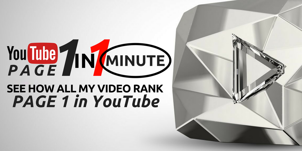 #WorkReadyCommunities Youtube Page 1 in 1 minute See How All My Videos Rank Page 1 Visit Now  bit.ly/2qHkh0F