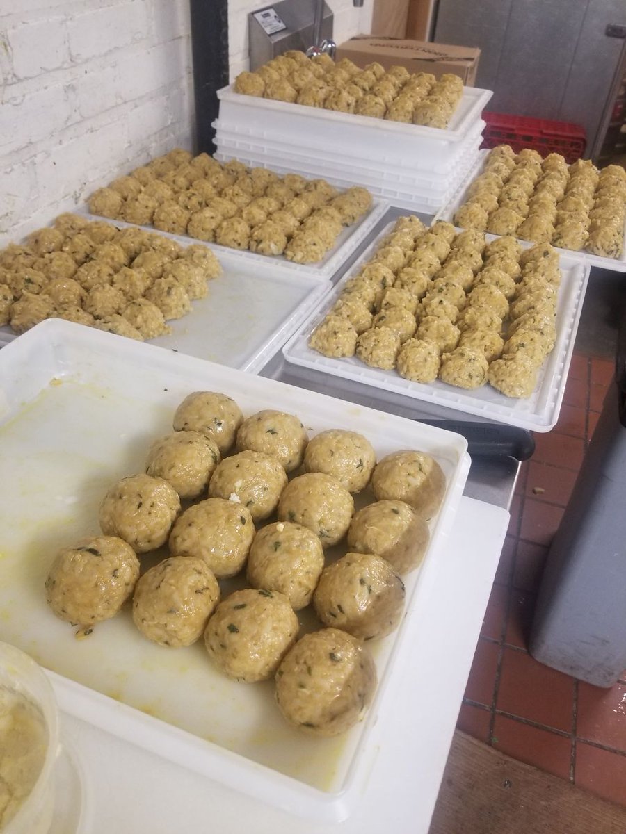 Butternut Squash Arancini before they take a bath in hot oil and get nice and crispy.  #BehindTheScenes
