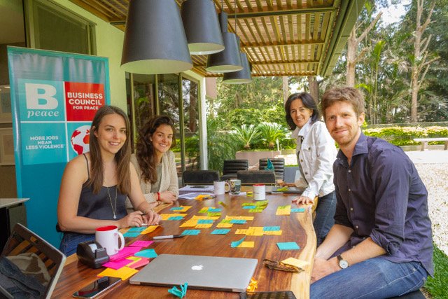 Maxsather's tweet photo. Proud to have received the @BpeaceHQ Skillanthropy Master Award for doing pro bono org development in Guatemala earlier this year. HMU if you're interested in donating your professional skills in global conflict areas #MoreJobsMeanLessViolence https://t.co/GYkipsiPXo