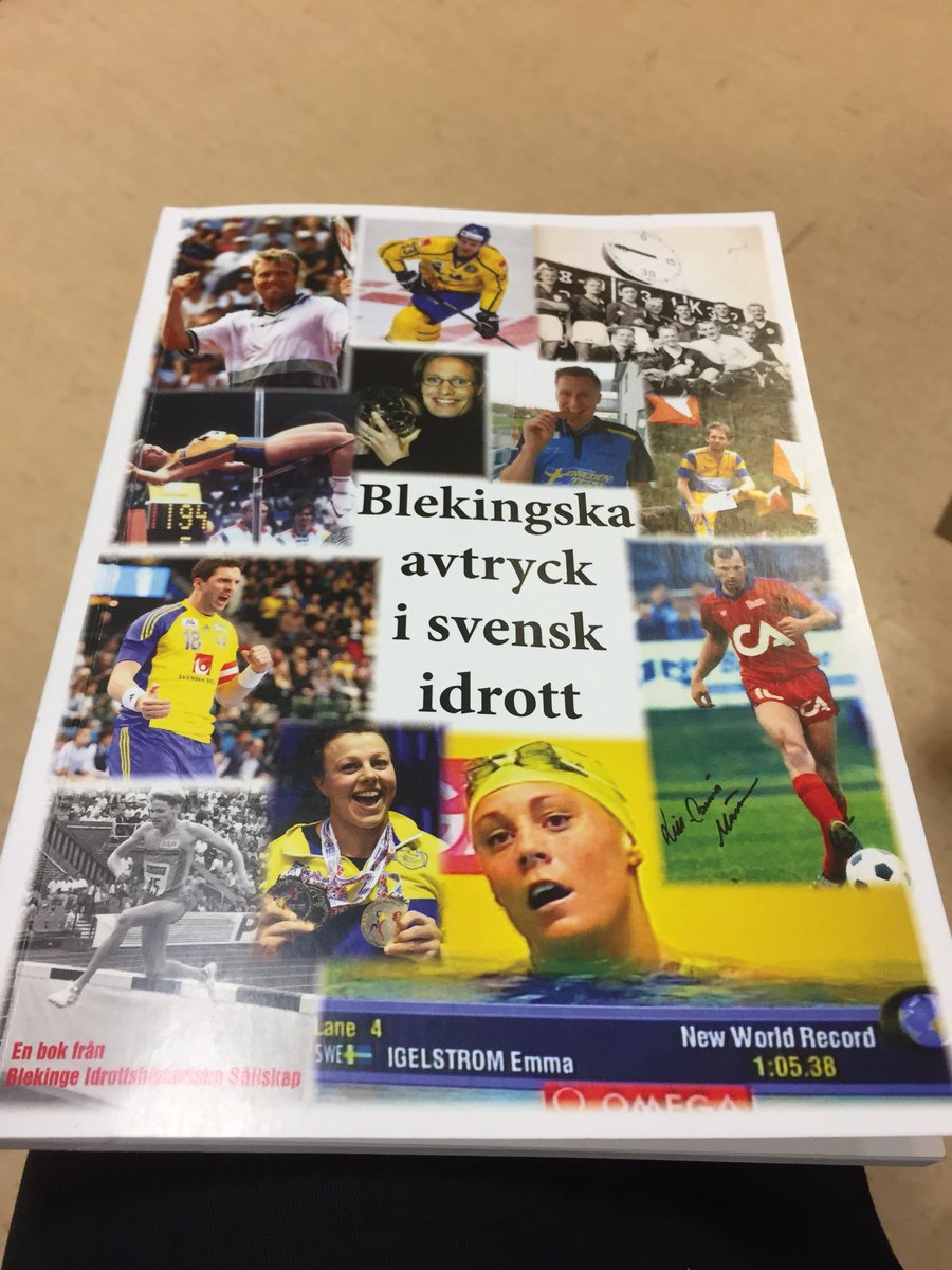PatriciBlekinge's tweet image. Blekinge Idrottshistoriska Sällskap (BLIS) har publicerat en specialutgåva till Riksidrottsforum #RIF18 som deltagarna får. Grymt jobbat BLIS!