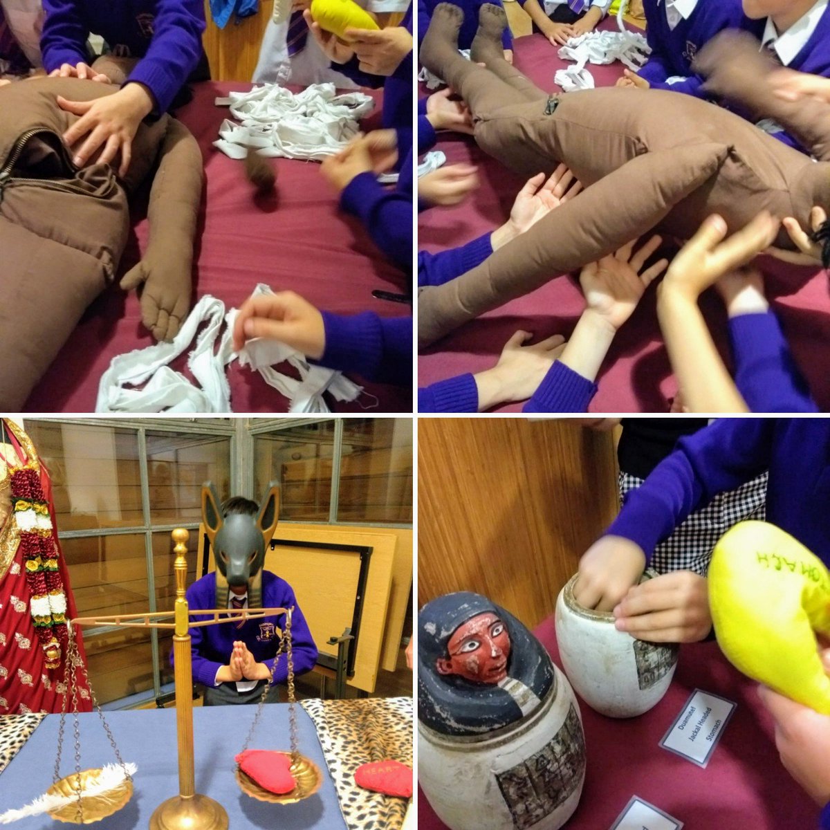 Year 4 had a great time learning about mummification at the Brighton Museum.