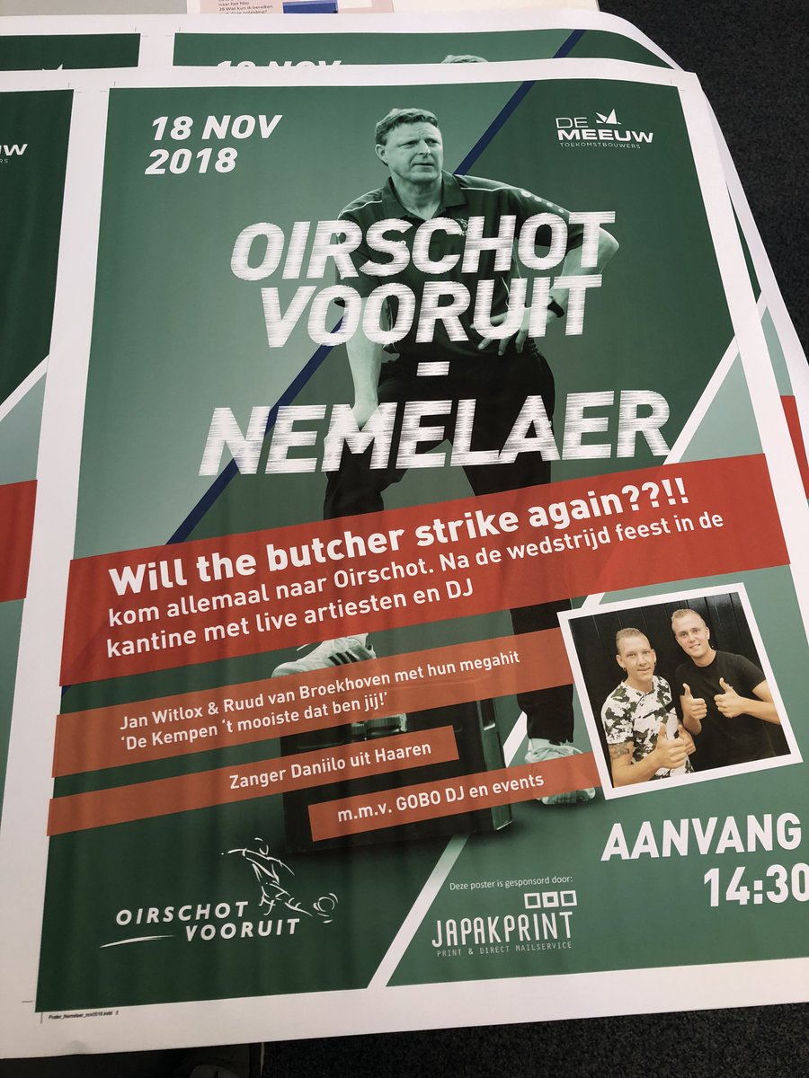 De eerste posters uit onze nieuwe grootformaat printer. Mooie kwaliteit, full color, op diverse soorten papier van A3  tot A0