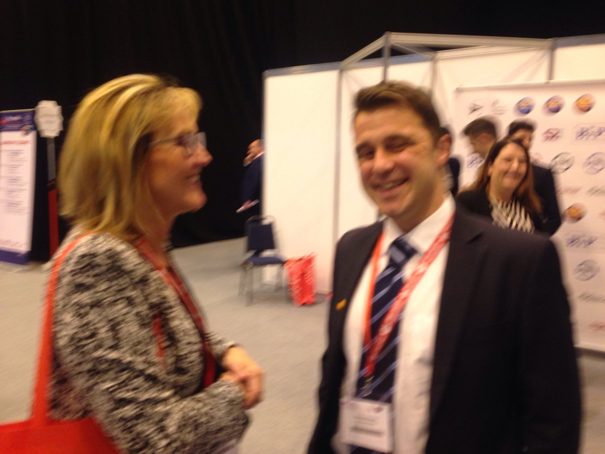 Amanda seems to know most of the attendees at Procurex Wales