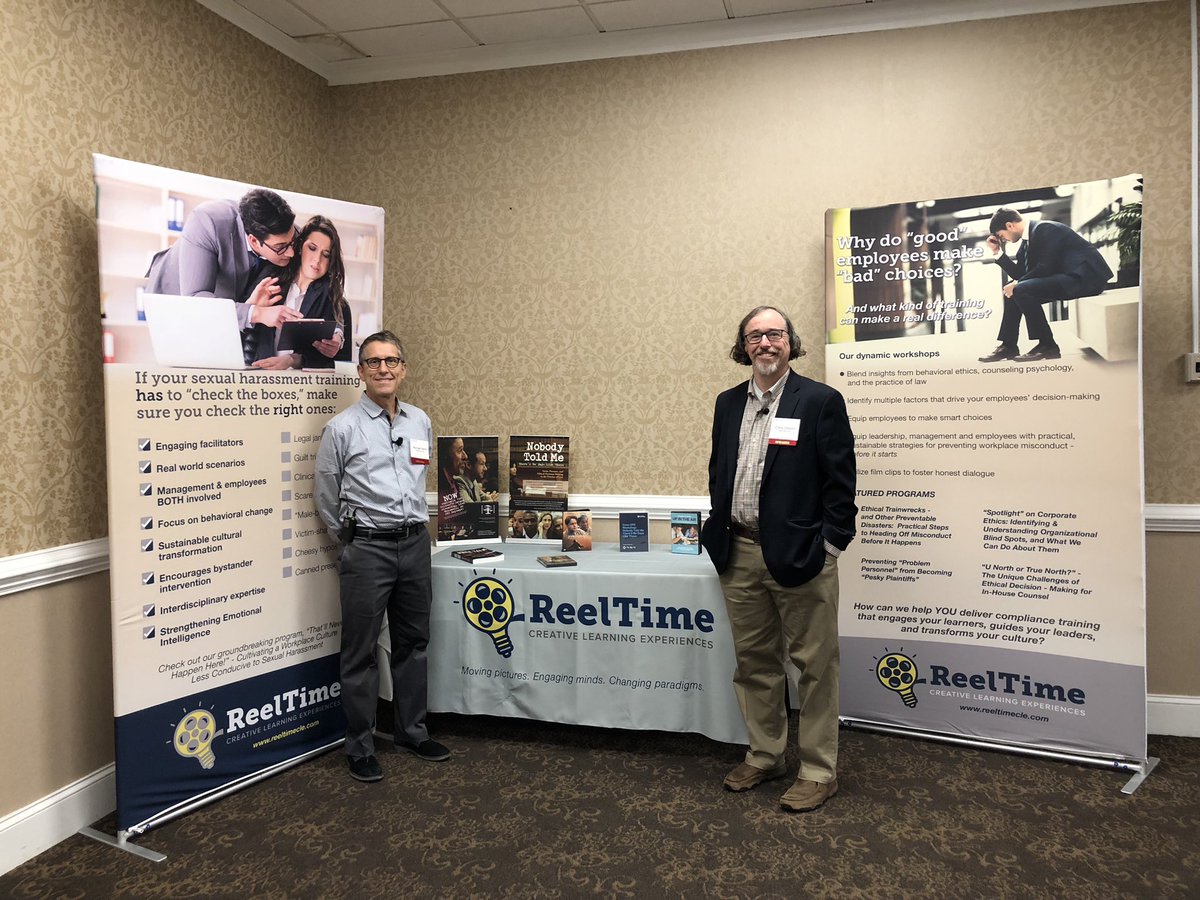 LawyersMutualNC's tweet photo. Super excited to be back on the road with @ReelTimeCLE today in Clemmons! #LMontheroad #LMCLE #TheAccidentalLawyer https://t.co/VpLYdQeN7T