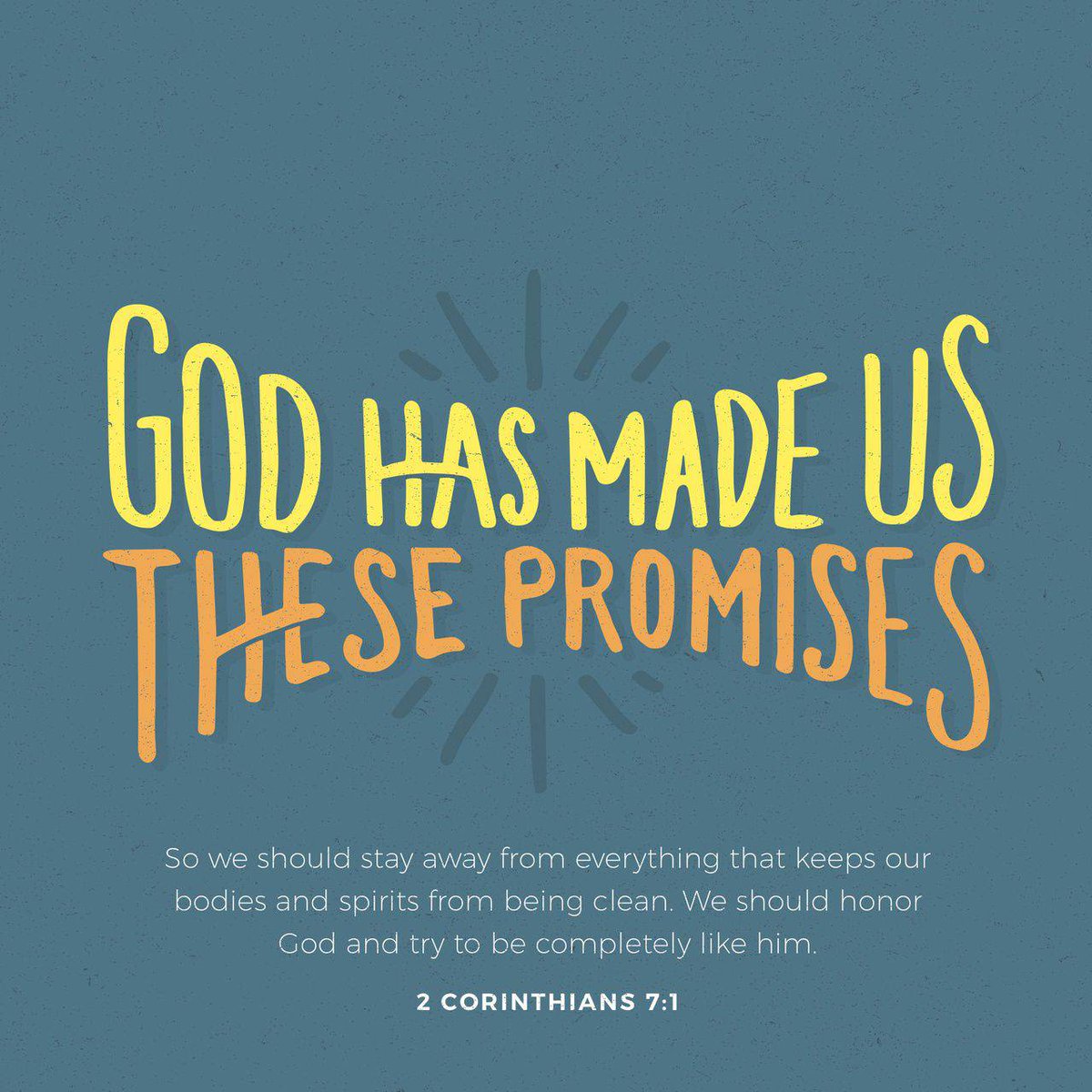 AFAMansfield's tweet image. Having therefore these promises, dearly beloved, let us cleanse ourselves from all filthiness of the flesh and spirit, perfecting holiness in the fear of God.

#2Corinthians7_1 #KJV
#VerseoftheDay #afaLive1
AFAlive.com