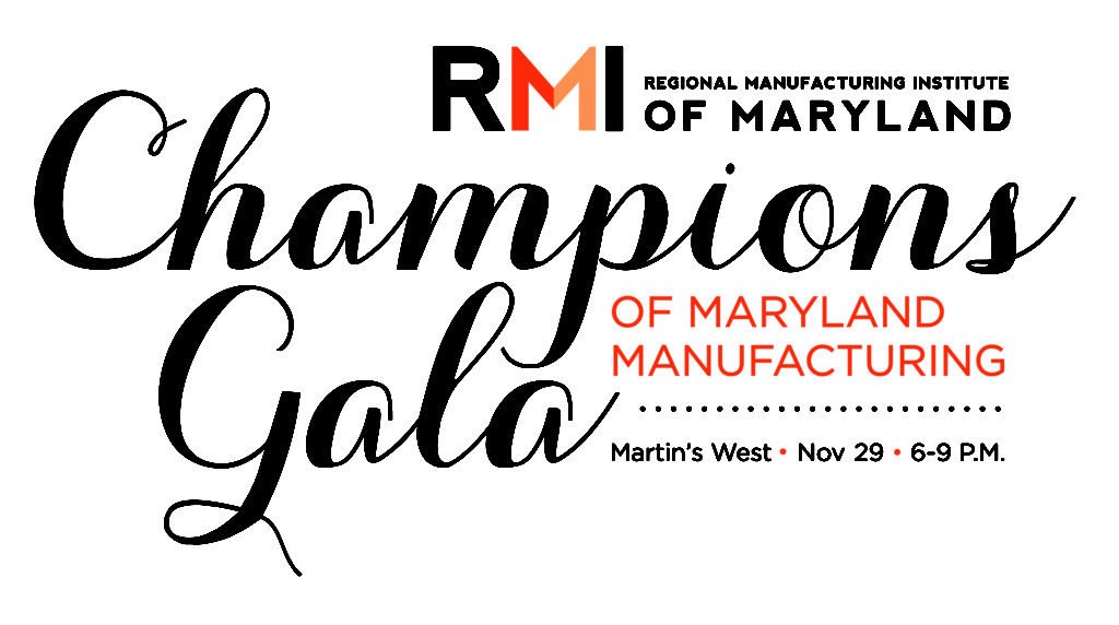 RMIofMaryland's tweet photo. Individual tickets are now available for the 2018 #ChampionsofManufacturing Gala on November 29th at Martin's West. https://t.co/xaRjoYqfPH https://t.co/NX1RRLO3th