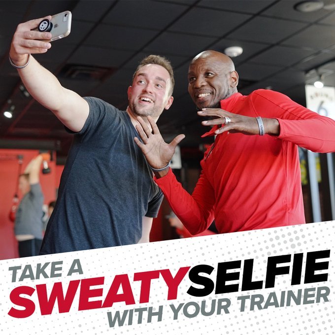 NineRoundJaxDL's tweet photo. You've tagged them and treated them...now it's time to take it a step further. Post a sweaty selfie with your trainer in the comments below! #TrainerAppreciationWeek
#StrongerIn30 #9Round #9roundKickboxing #9RoundFamily #FitFam https://t.co/MnXaoxVIeR sure to schedule a visit β¦ https://t.co/lvqvwapnuK