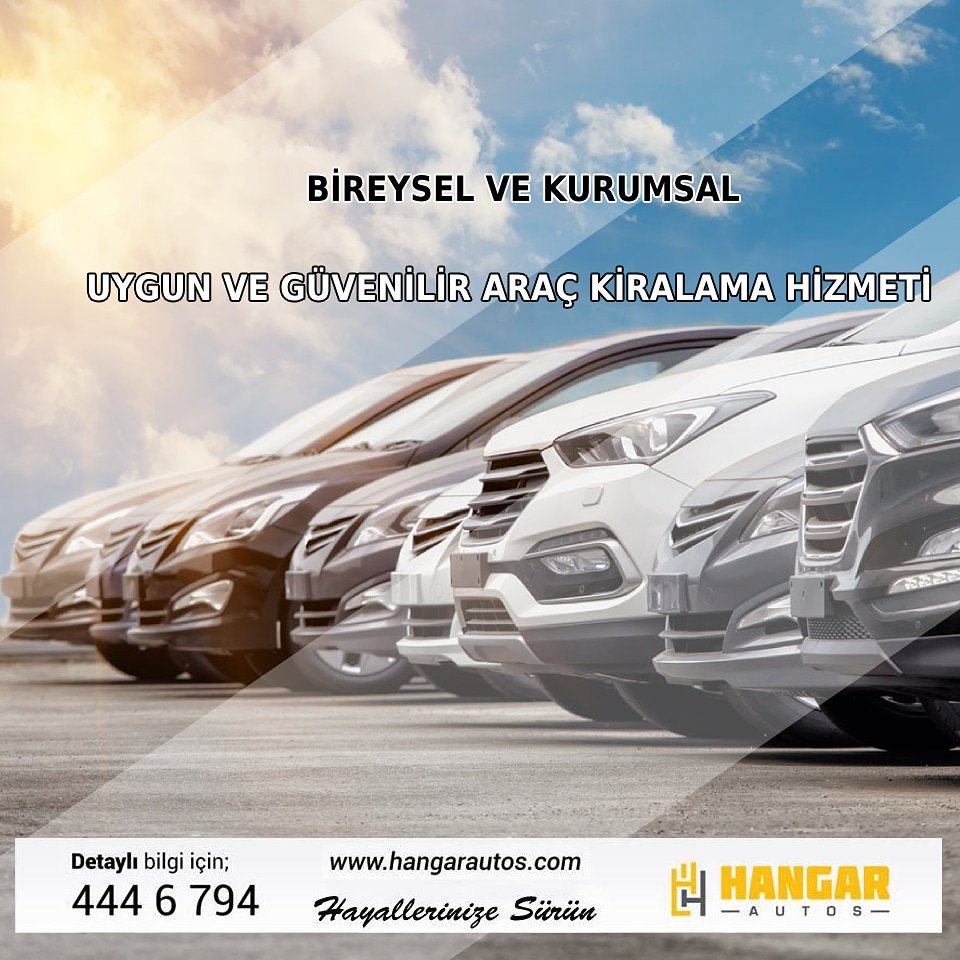 Bireysel ve kurumsal araç kiralama fırsatları için

hangarautos.com

#rentacar #hangarautos #arackiralama #rentalcars #kiralıkaraba #hayallerinizesürün #mietwagen #guvenlisurus #safety #discover #kurumsal #kurumsalkiralama #filokiralama #trafik #trafikkurallari #cartental