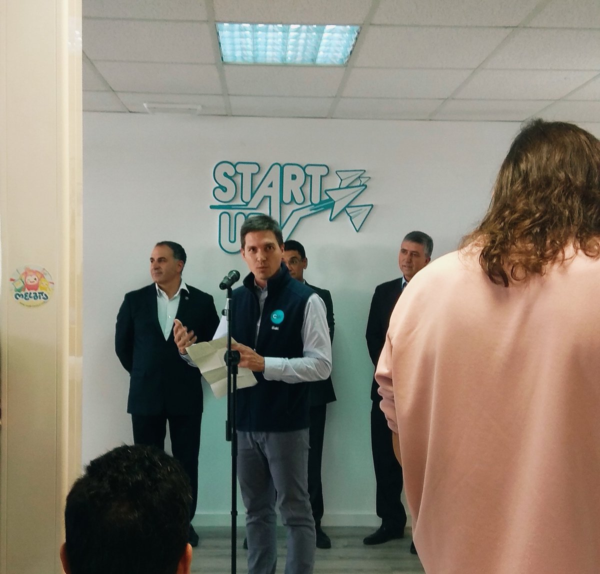 pterodactive's tweet photo. Hoy ha venido el rector de la @UPV , el conseller de economía y el director de las corts valencianes a #Startupv. Además hemos contado con un discurso muy motivador de Iñaki, fundador de @coverwallet_es !! https://t.co/gEPNesnN14