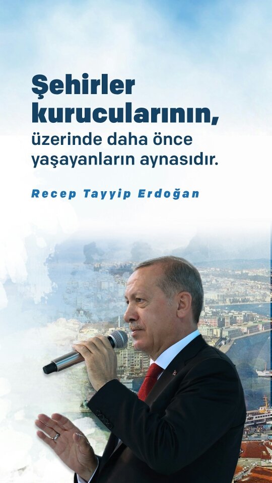 aklisedevrek's tweet photo. "Şehircilik konusunda tarihimizden ibret alarak hatalarımızın tekrarını önlemek zorundayız" Recep Tayyip Erdoğan #BenimŞehrim https://t.co/8LYHCokeXg